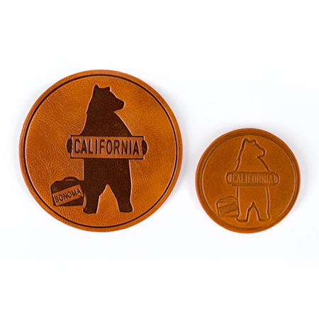Sonoma Promotional Products Leather Coasters