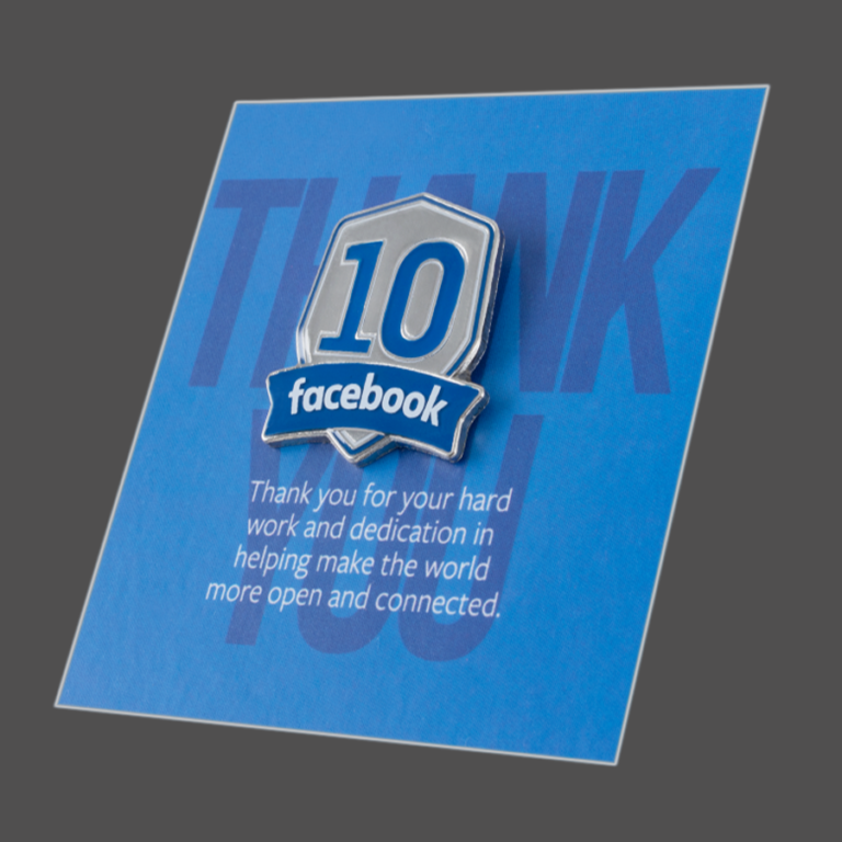 Facebook Recognition Pin
