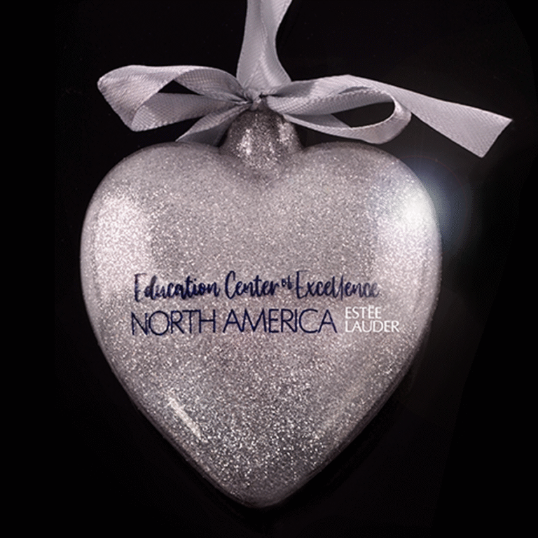Glass Heart Ornament